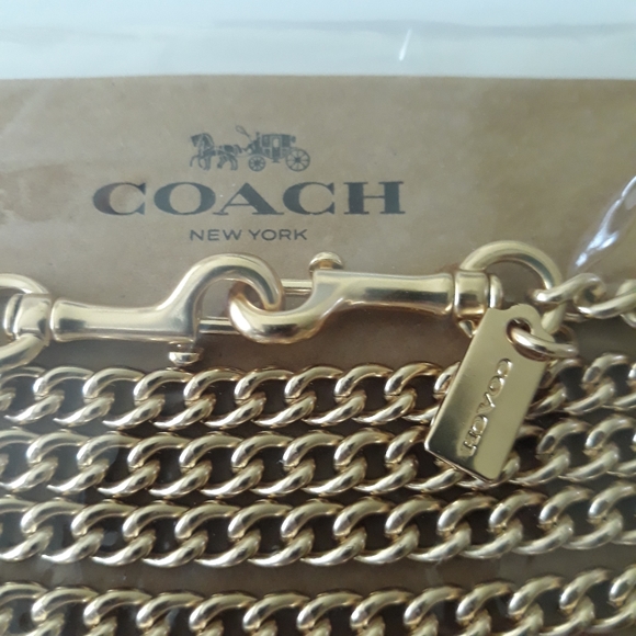 (New) Coach Chain Handbag Strap - Picture 3 of 5